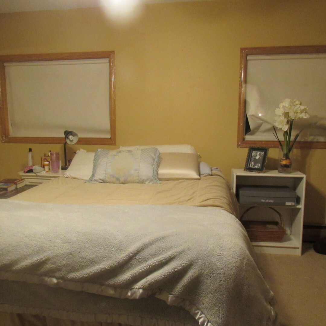 The windows of this master bedroom addition didn't master the style of this 1920's home. It lacked light and luxury, both important for a master bedroom.