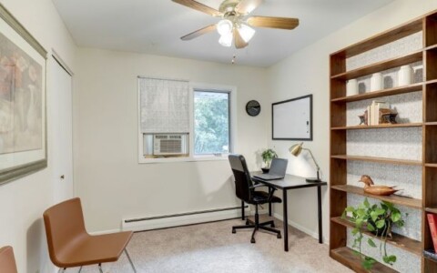 Clear the clutter and give a purpose to the room.